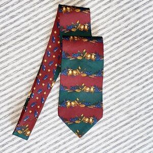 Vintage Italian Silk Tommy Hilfiger Neck Tie Y2K